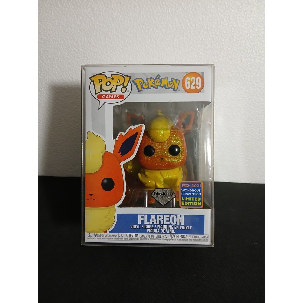 Funko Pop! Vinyl: Pokémon Flareon Diamond Edition #629‎ Wonderous Convention